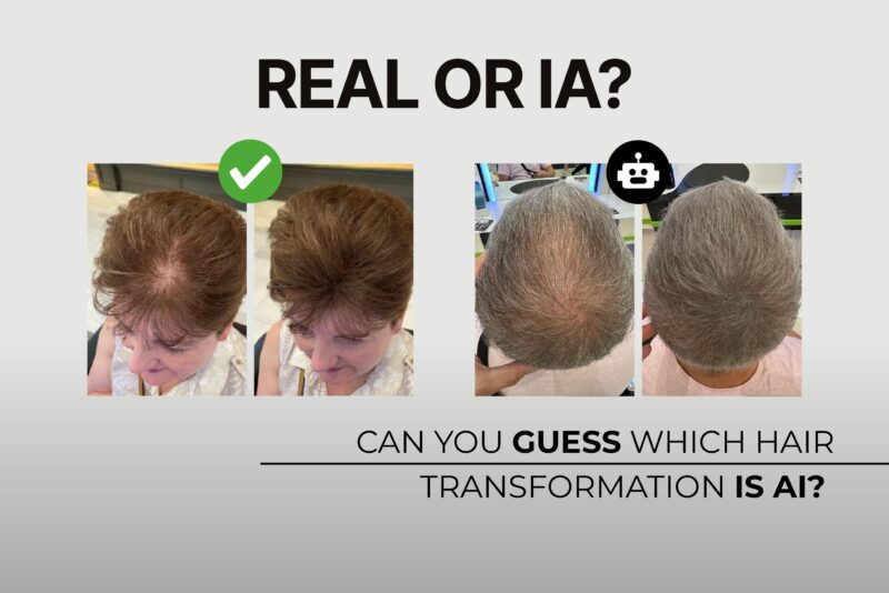 Can you guess which hair transformation is AI?
