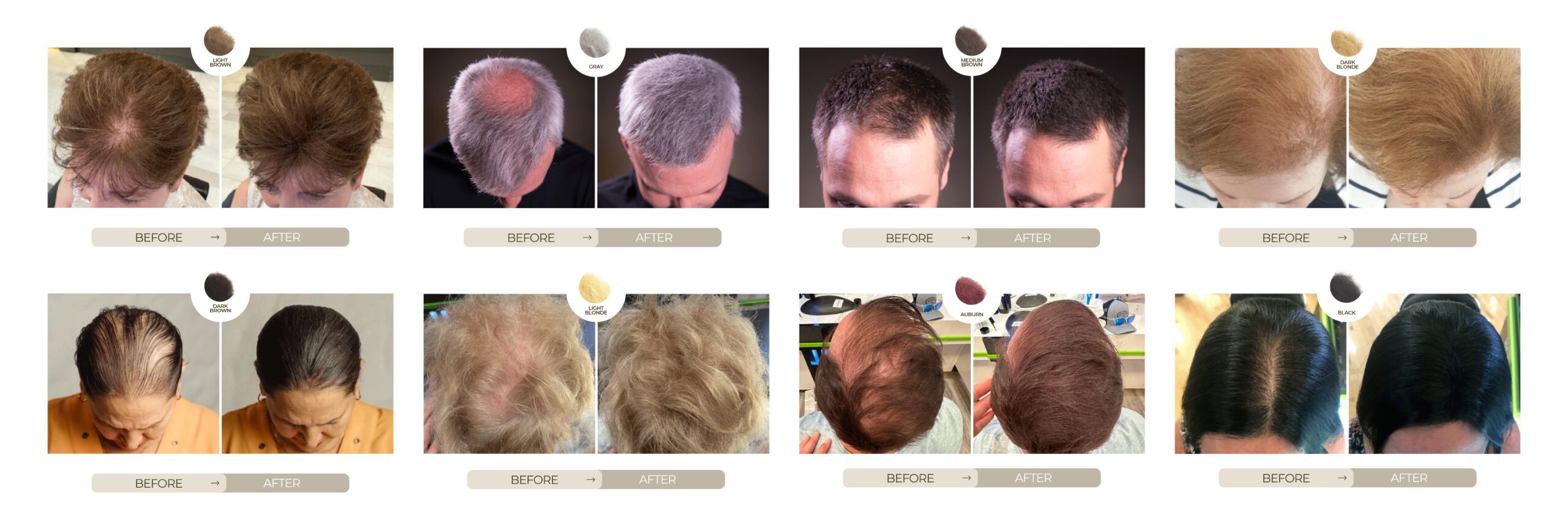 premium hair fibers