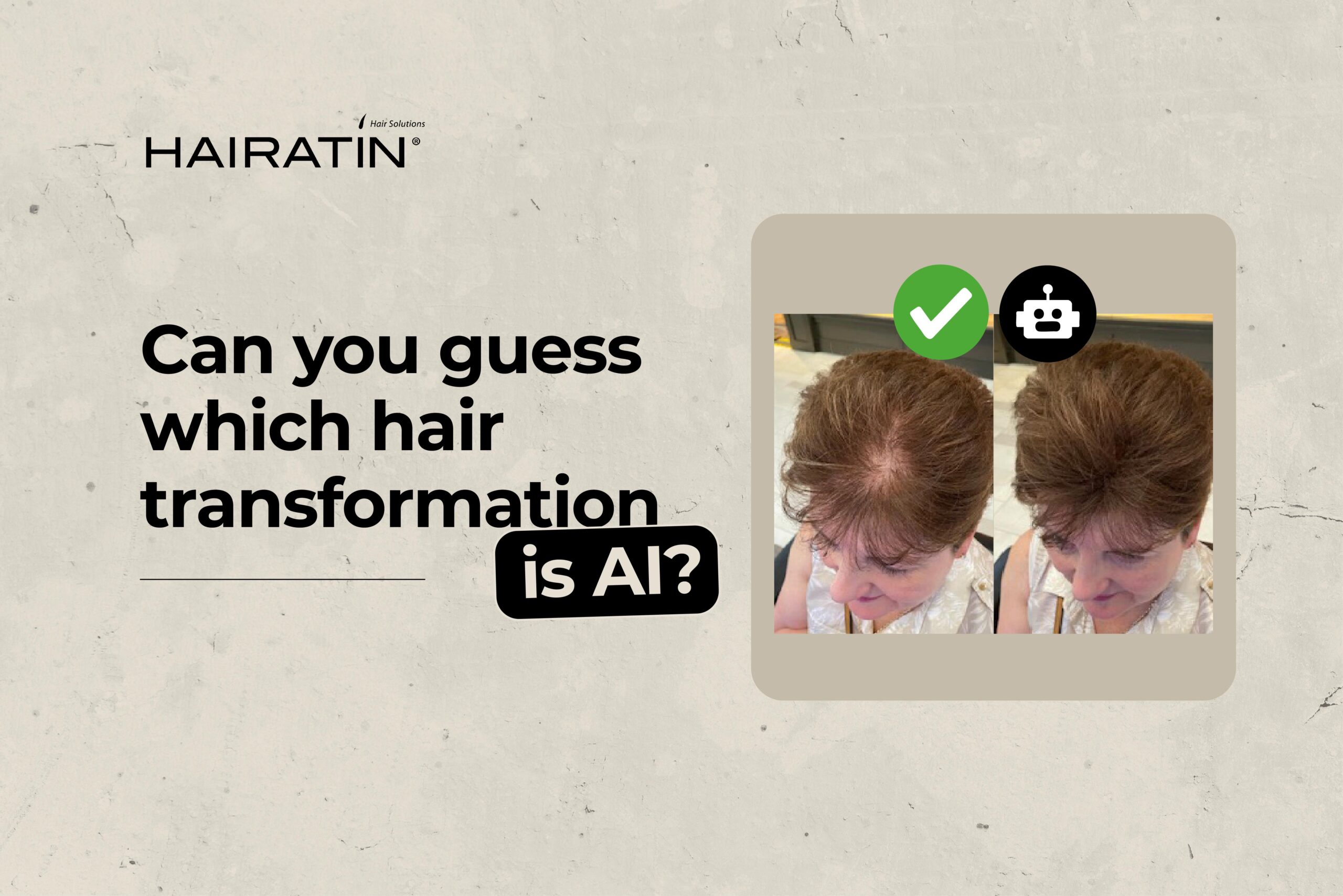Can you guess which hair transformation is AI? 